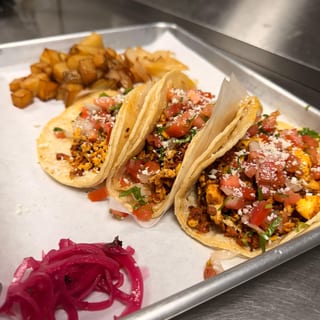 Chorizo & Egg Tacos